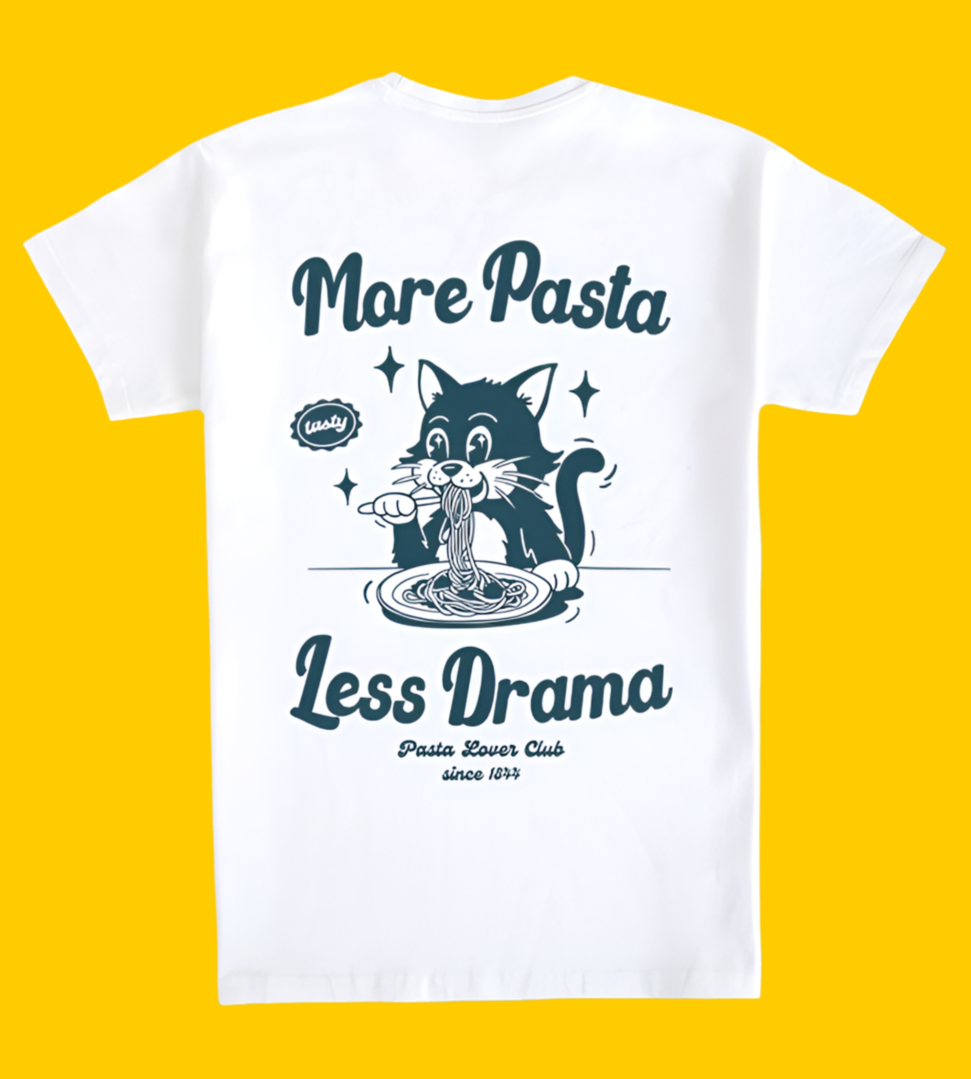 Tee "Pastacat" • by TeeOreo
