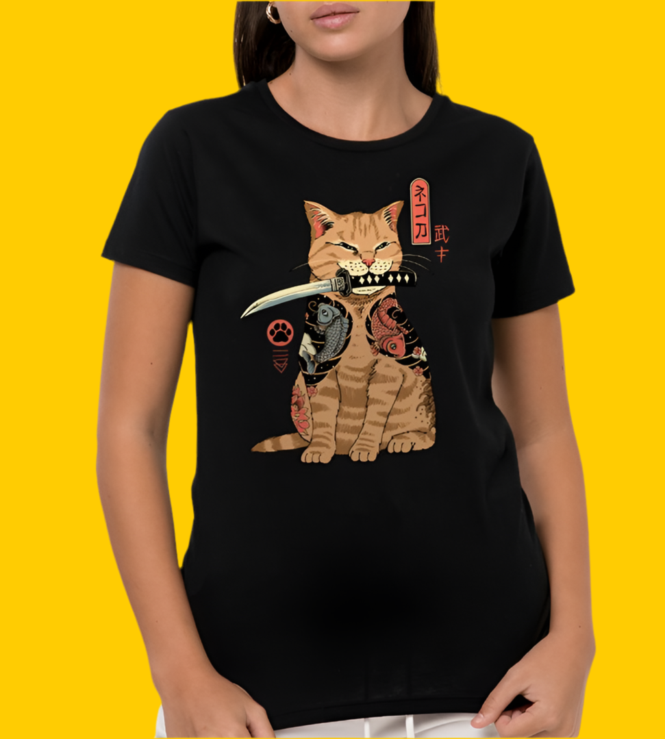 Tee "Gatana Catana" • by TeeOreo