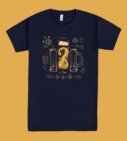 Tee "Beer Vitruvius" • by TeeOreo