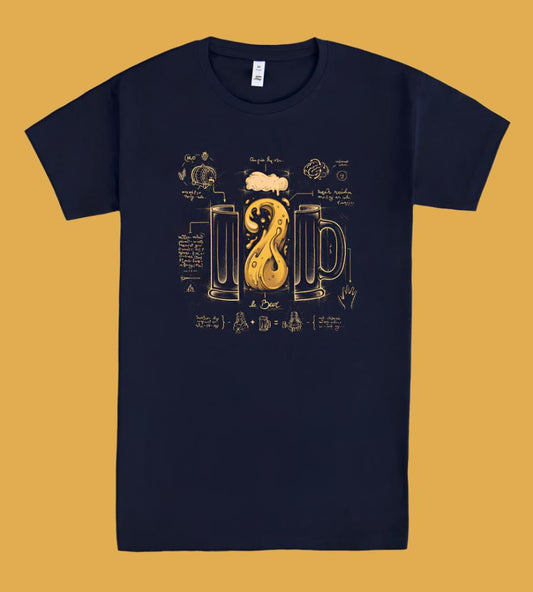 Tee "Beer Vitruvius" • by TeeOreo