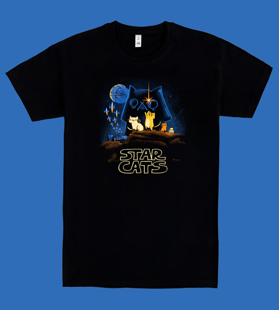 Tee "Star Wars Meowing Crew" • by TeeOreo
