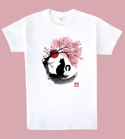 Tee "Sakuracat" • by TeeOreo