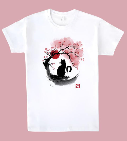 Tee "Sakuracat" • by TeeOreo