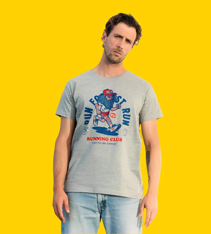 Tee "Run Boy Run On TV" • by TeeOreo