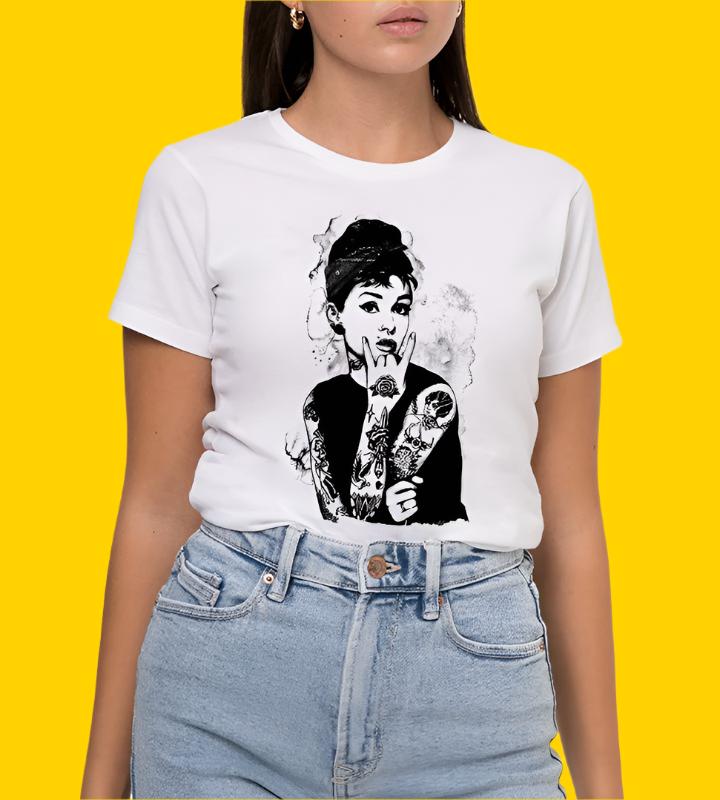 Tee "Audrey Osée" • by TeeOreo