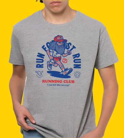 Tee "Run Boy Run On TV" • by TeeOreo