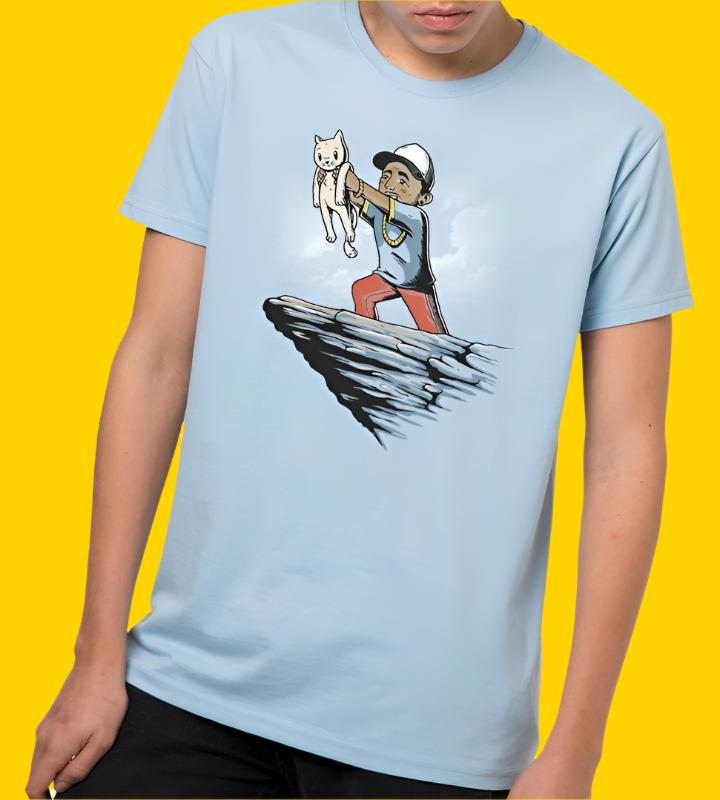 Tee "Meow King" • by TeeOreo