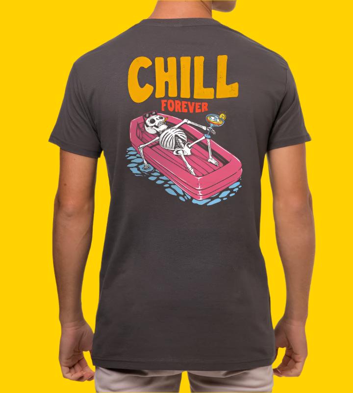 Tee "Fouskochill" • by TeeOreo