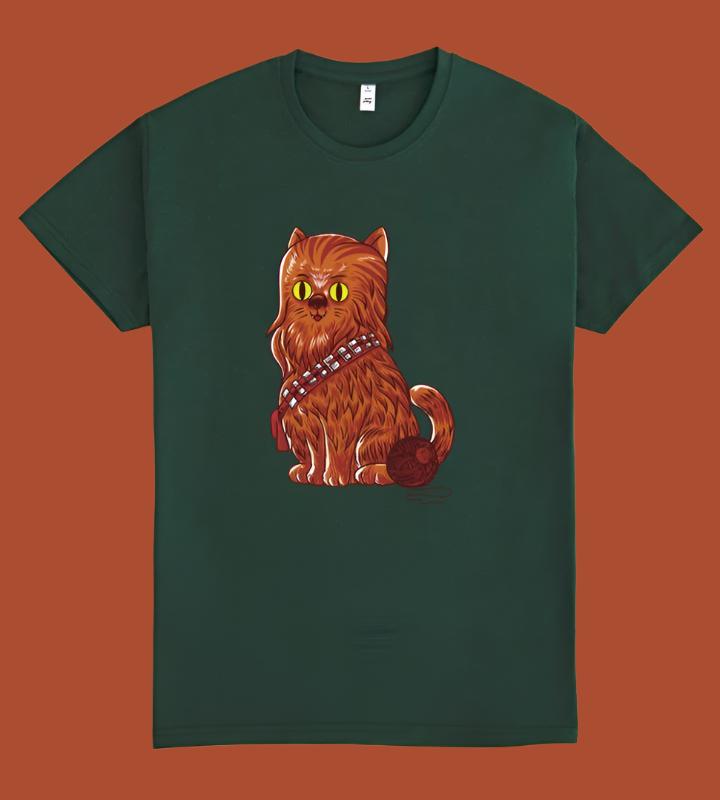 Tee "Chewbaccat" • by TeeOreo