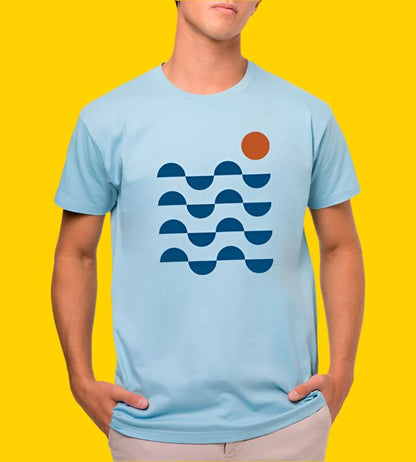 Tee "Wave After Wave" • by TeeOreo