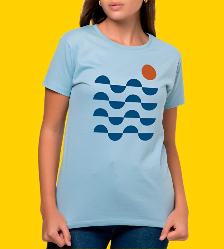 Tee "Wave After Wave" • by TeeOreo