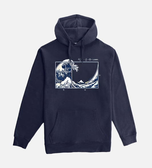 Tee Big "Fibonacci Kanagawave" • by TeeOreo
