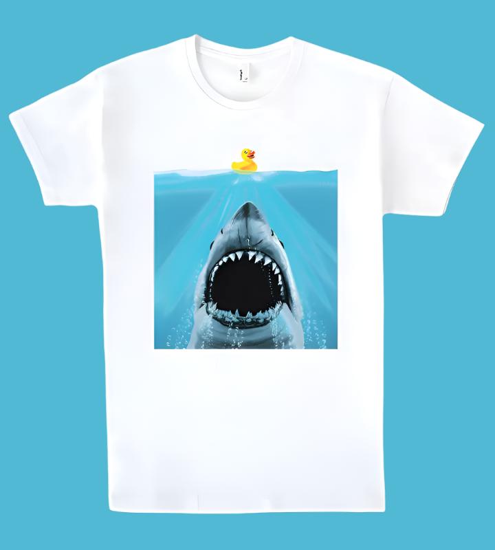 Tee "Quacking Jaws" • by TeeOreo