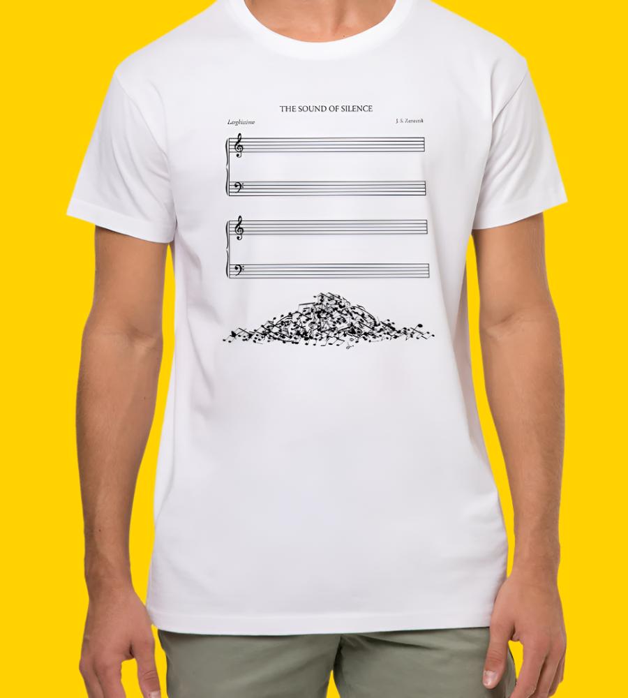 Tee "Sound of Silence" • by TeeOreo